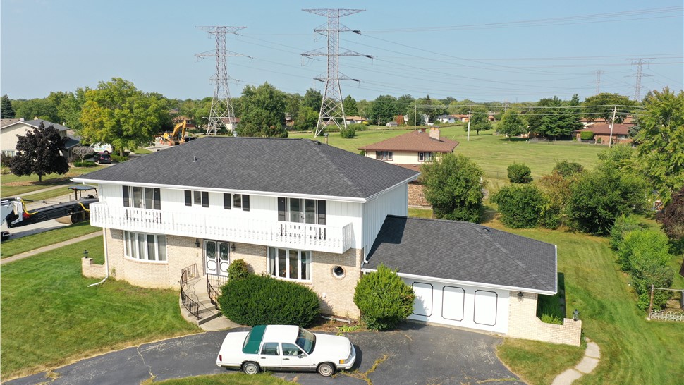 Gutters, Roofing, Roofing Replacement Project in Orland Park, IL by Horizon Restoration