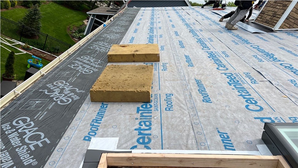 Gutters, Roofing Project in Mundelein, IL by Horizon Restoration