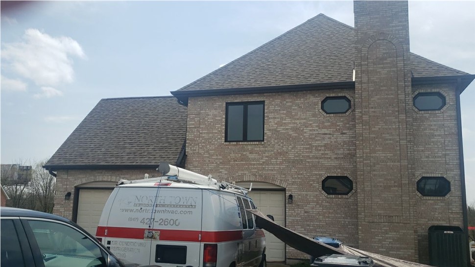 Gutters, Roofing Project in Roselle, IL by Horizon Restoration