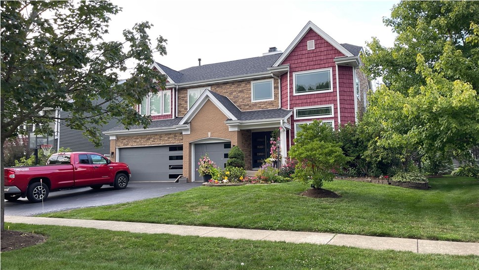 Gutters, Roofing Project in Mundelein, IL by Horizon Restoration