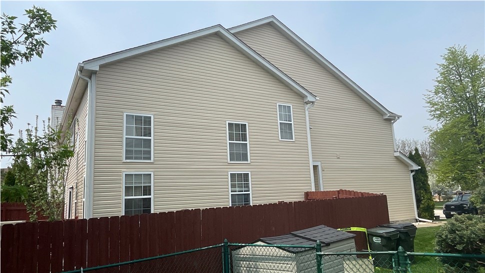 Doors, Gutters, Roofing, Siding Project in Mundelein, IL by Horizon Restoration