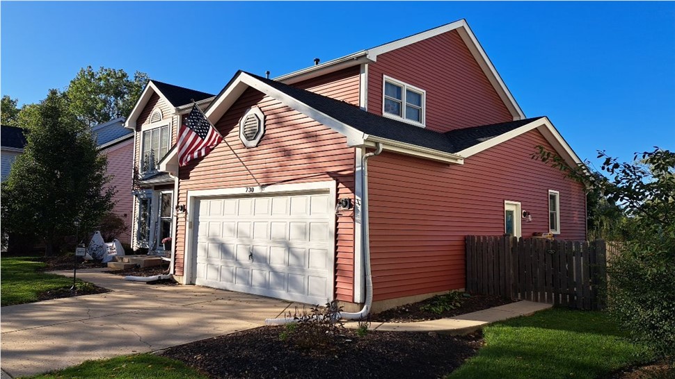 Doors, Gutters, Roofing Project in Crystal Lake, IL by Horizon Restoration