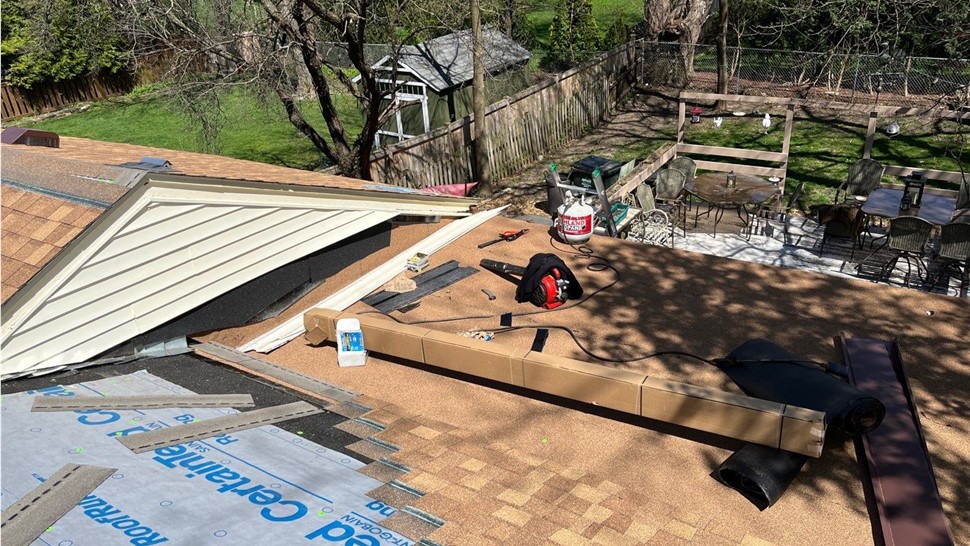 Gutters, Roofing, Roofing Replacement Project in Arlington Heights, IL by Horizon Restoration
