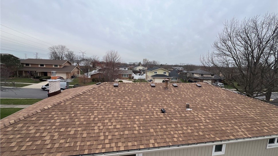 Gutters, Roofing, Roofing Replacement Project in Orland Park, IL by Horizon Restoration