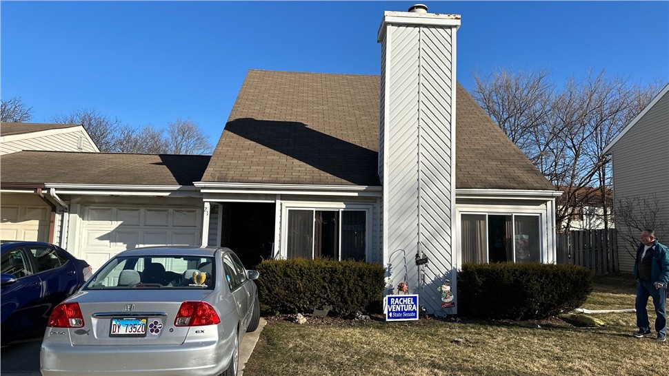 Gutters, Roofing, Roofing Replacement, Siding Project in Romeoville, IL by Horizon Restoration