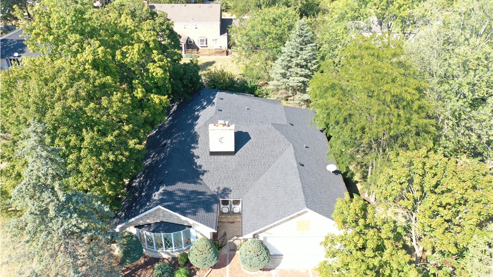 Gutters, Roofing Project in Olympia Fields, IL by Horizon Restoration