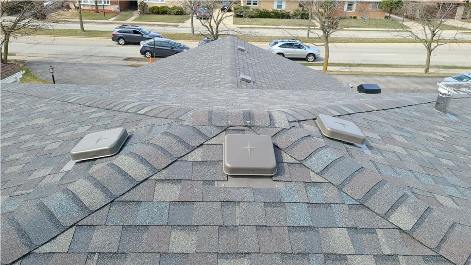 Gutters, Roofing Project in Skokie, IL by Horizon Restoration