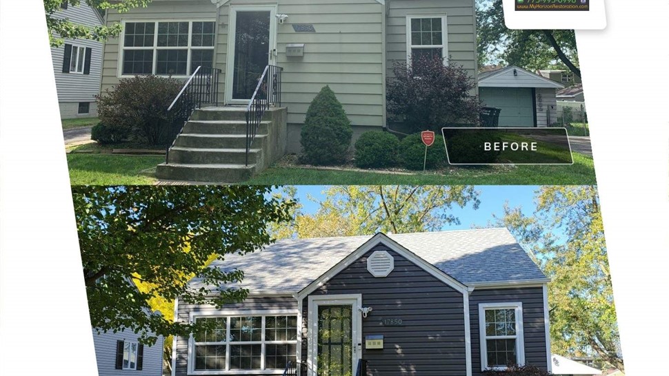 Gutters, Roofing, Siding Project in Lansing, IL by Horizon Restoration