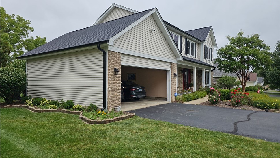 Gutters, Roofing, Siding Project in Hoffman Estates, IL by Horizon Restoration