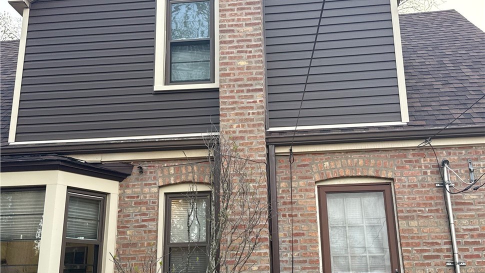 Gutters, Roofing, Roofing Replacement, Siding Project in Elmwood Park, IL by Horizon Restoration