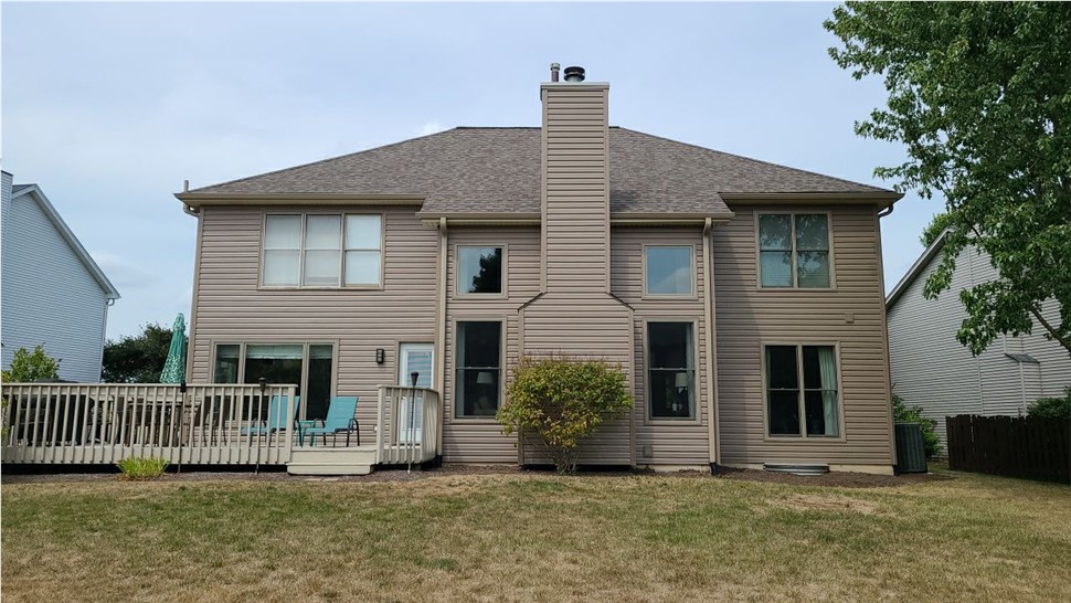 Gutters, Siding Project in Naperville, IL by Horizon Restoration