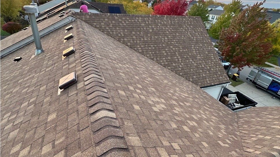 Gutters, Roofing, Roofing Replacement Project in Huntley, IL by Horizon Restoration