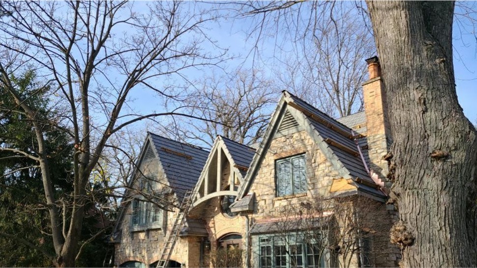 Gutters, Roofing Project in Wilmette, IL by Horizon Restoration