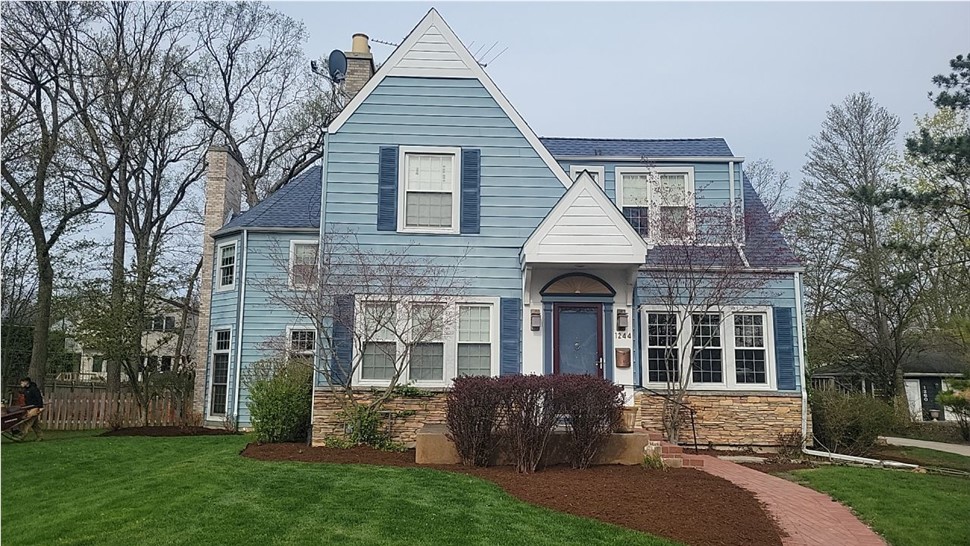 Gutters, Roofing, Siding Project in Highland Park, IL by Horizon Restoration