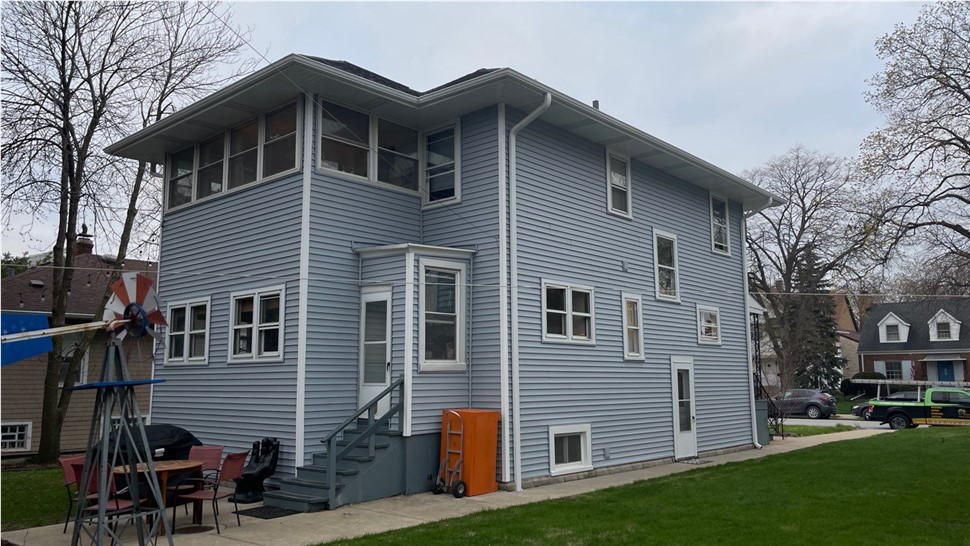 Gutters, Roofing, Siding Project in Berwyn, IL by Horizon Restoration