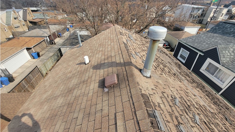 Gutters, Roofing Project in Chicago, IL by Horizon Restoration