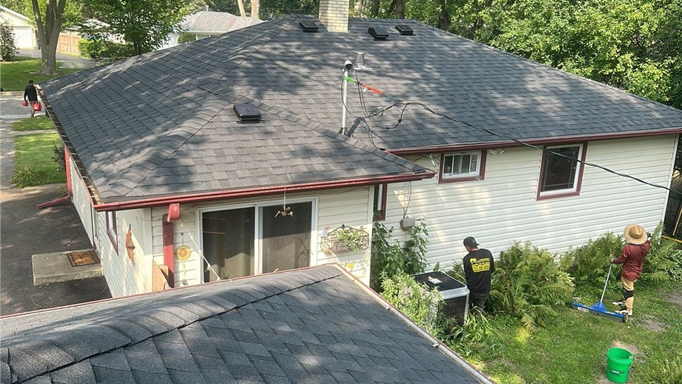 Gutters, Roofing, Roofing Replacement Project in Rolling Meadows, IL by Horizon Restoration