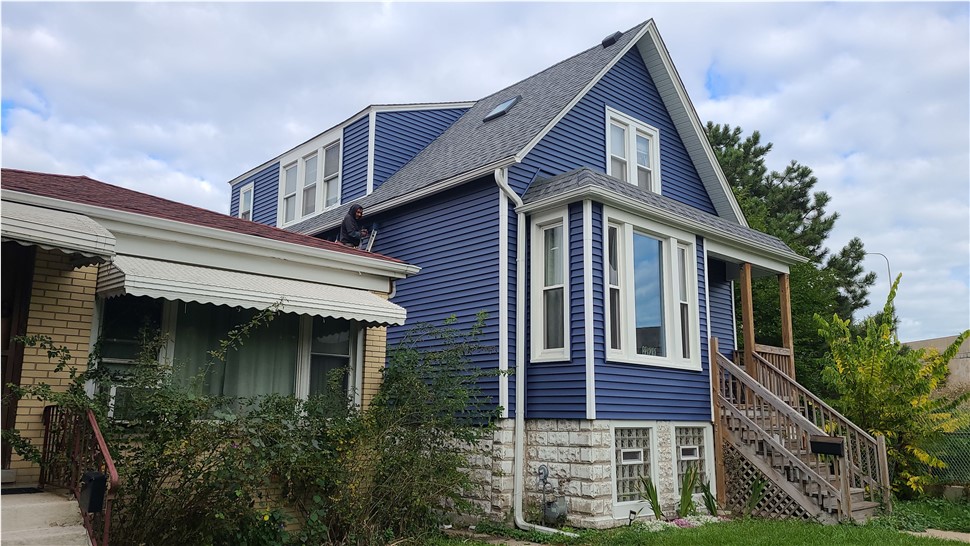 Gutters, Roofing, Siding, Windows Project in Chicago, IL by Horizon Restoration