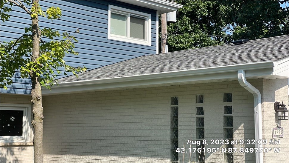 Gutters, Roofing, Siding Project in Deerfield, IL by Horizon Restoration