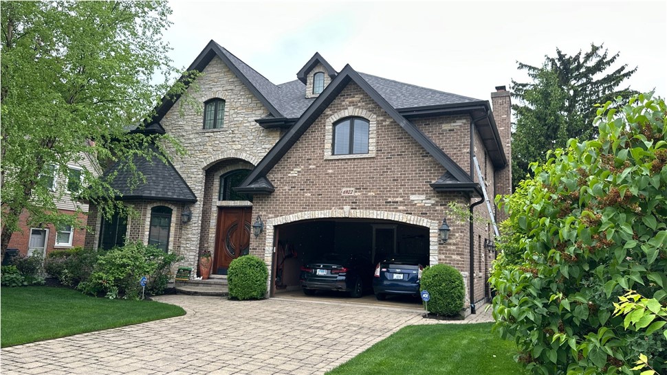 Gutters, Roofing Project in Lincolnwood, IL by Horizon Restoration