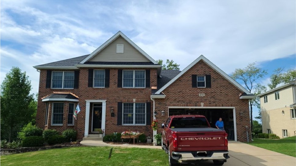 Gutters, Roofing Project in Lemont, IL by Horizon Restoration