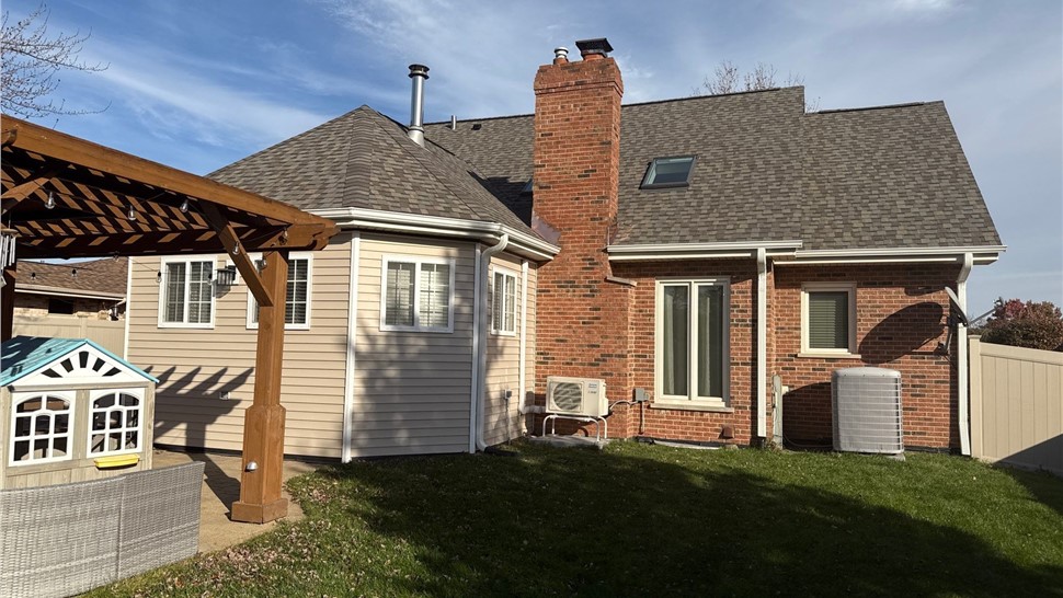 Gutters, Roofing, Roofing Replacement Project in Tinley Park, IL by Horizon Restoration