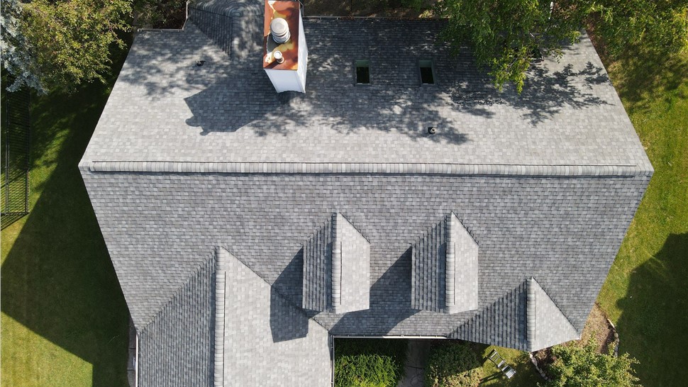 Gutters, Roofing, Roofing Replacement Project in North Aurora, IL by Horizon Restoration