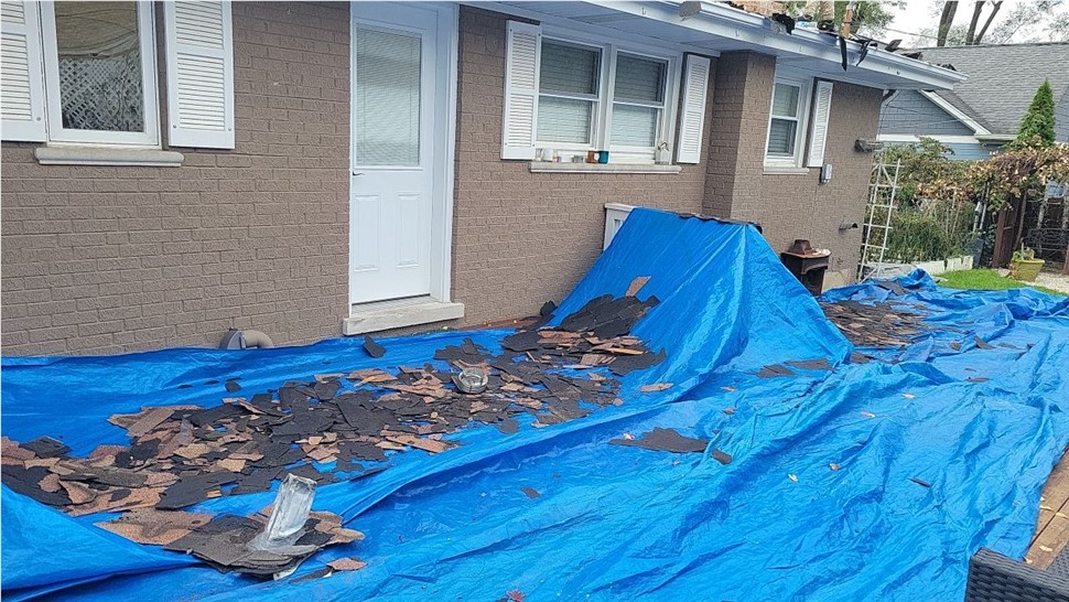 Doors, Gutters, Roofing Project in Western Springs, IL by Horizon Restoration