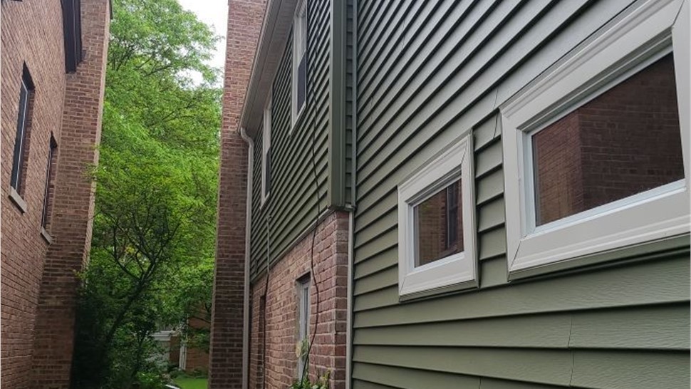 Gutters, Roofing, Siding Project in Evanston, IL by Horizon Restoration