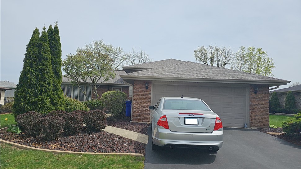Gutters, Roofing, Roofing Replacement Project in Orland Park, IL by Horizon Restoration