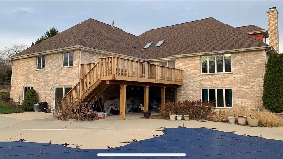 Gutters, Roofing Project in Tinley Park, IL by Horizon Restoration