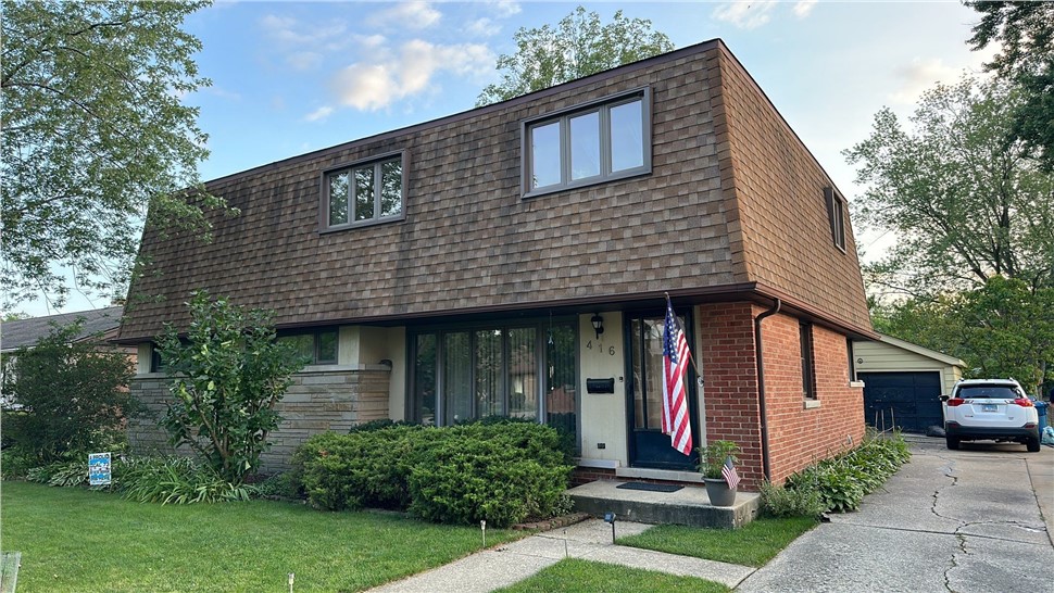 Awnings, Gutters, Roofing, Siding Project in Elmhurst, IL by Horizon Restoration
