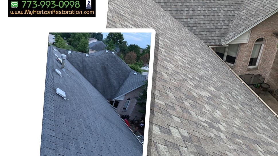 Doors, Gutters, Roofing Project in Mokena, IL by Horizon Restoration