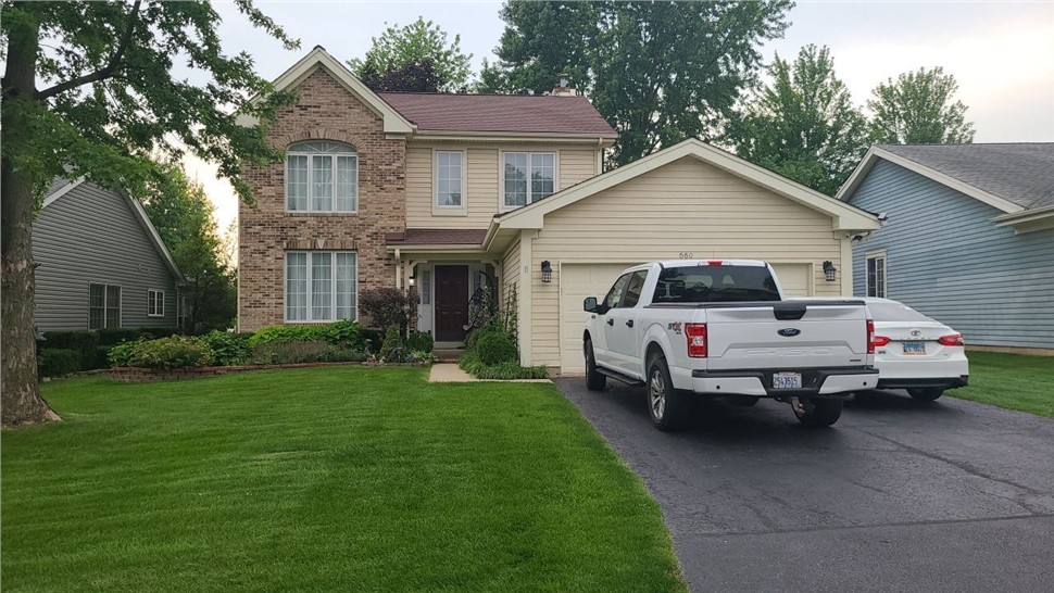 Gutters Project in Bartlett, Illinois by Horizon Restoration