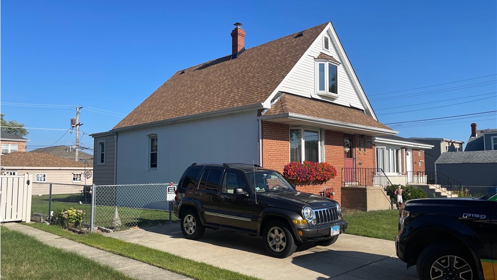 Awnings, Gutters, Roofing, Siding Project in Chicago, IL by Horizon Restoration