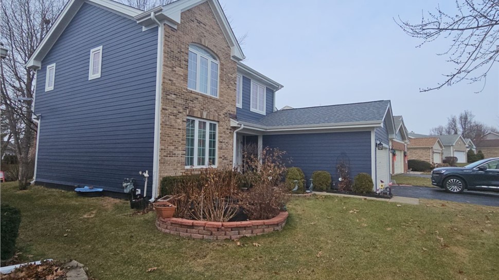 Gutters Project in Bartlett, Illinois by Horizon Restoration