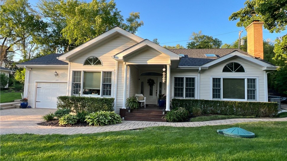 Gutters, Roofing, Roofing Replacement Project in North Barrington, IL by Horizon Restoration