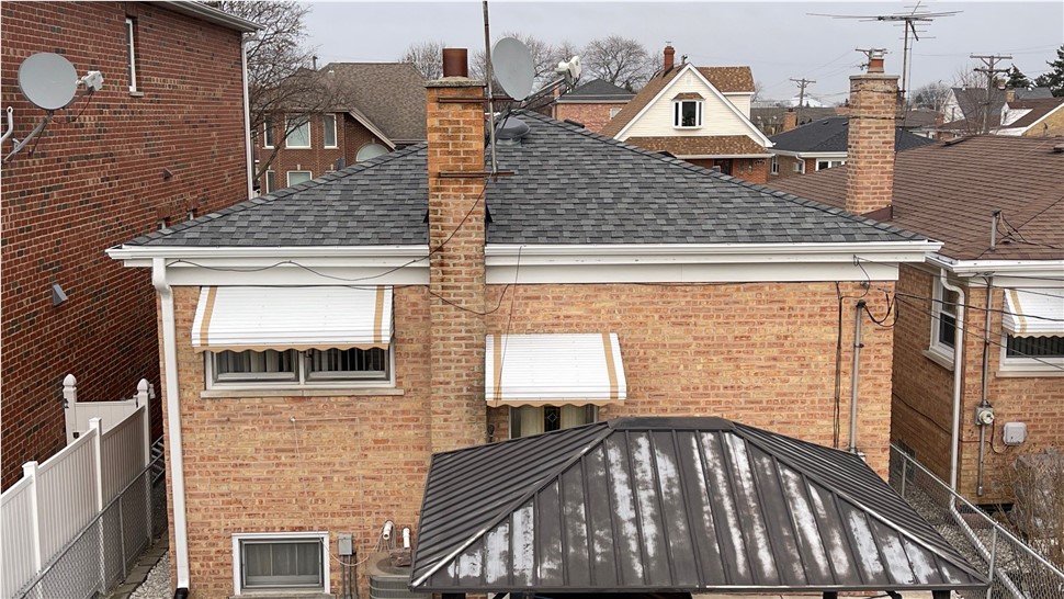 Awnings, Doors, Gutters, Roofing, Roofing Replacement, Siding Project in Chicago, IL by Horizon Restoration