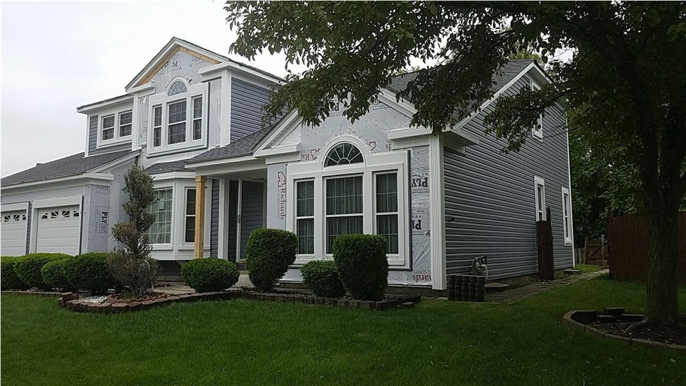 Gutters, Roofing, Siding Project in Elk Grove Village, IL by Horizon Restoration