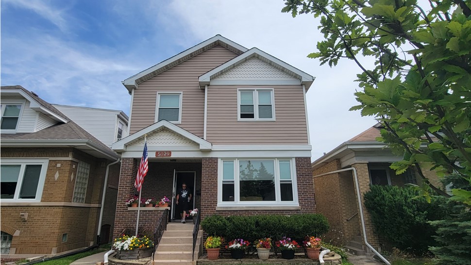 Gutters, Roofing, Siding, Windows Project in Chicago, IL by Horizon Restoration