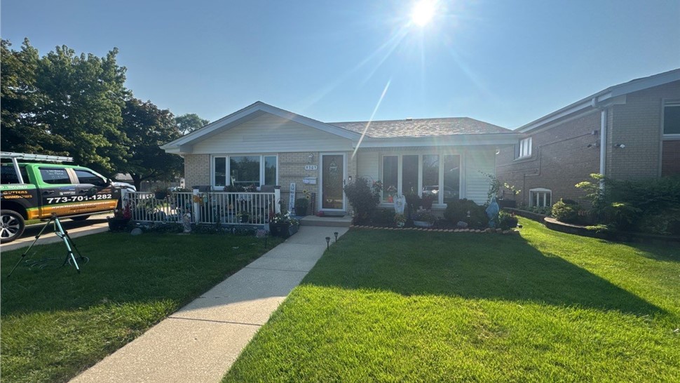 Gutters, Roofing, Roofing Replacement Project in Oak Lawn, IL by Horizon Restoration