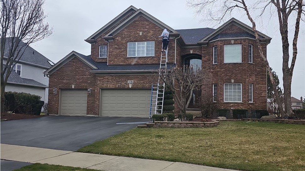 Gutters, Roofing, Roofing Replacement Project in Naperville, IL by Horizon Restoration