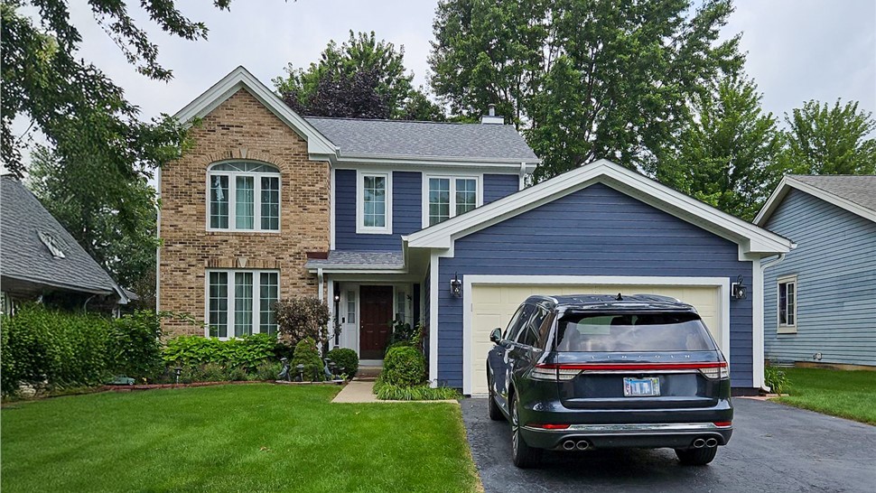 Gutters Project in Bartlett, Illinois by Horizon Restoration