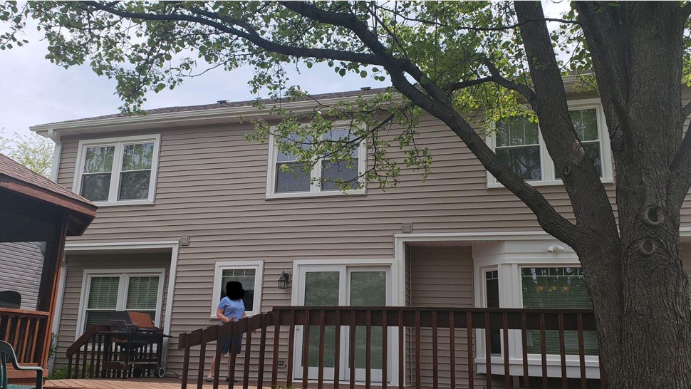 Gutters, Roofing, Siding Project in Elk Grove Village, IL by Horizon Restoration