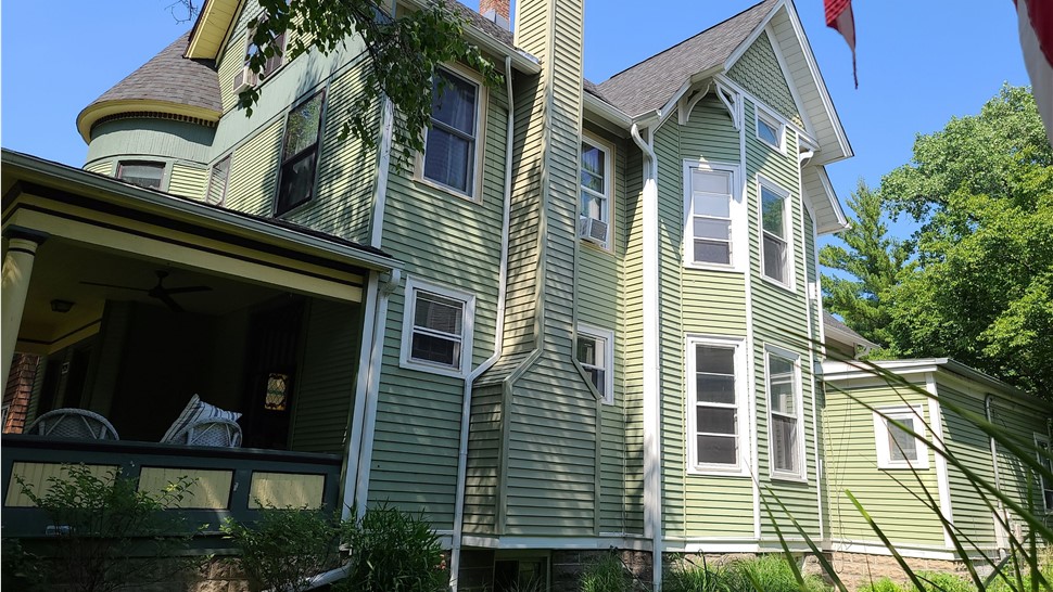 Gutters, Roofing, Siding Project in Evanston, IL by Horizon Restoration