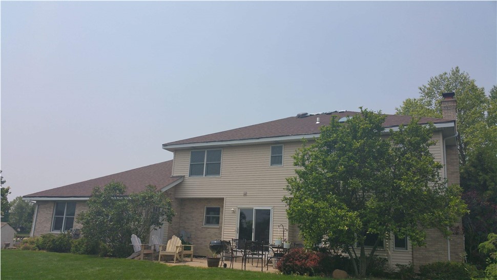 Gutters, Roofing Project in New Lenox, IL by Horizon Restoration