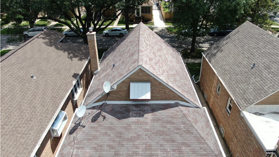 Gutters, Roofing, Roofing Replacement Project in Elmwood Park, IL by Horizon Restoration