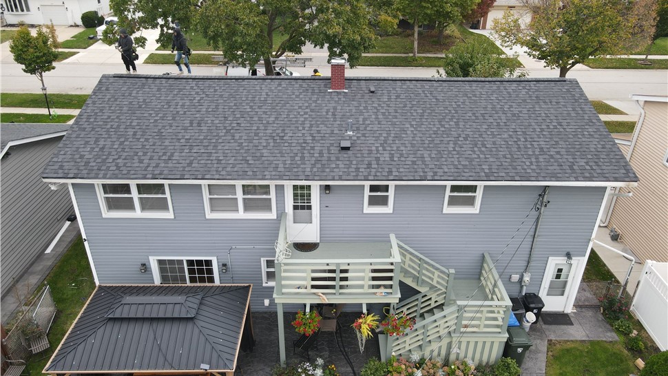 Gutters, Roofing, Roofing Replacement Project in Mount Prospect, IL by Horizon Restoration