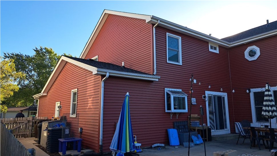 Doors, Gutters, Roofing Project in Crystal Lake, IL by Horizon Restoration