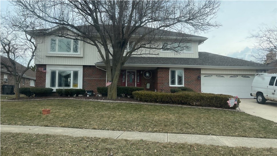 Windows Project in Orland Park, IL by Horizon Restoration